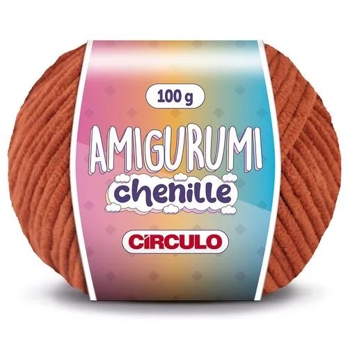 LINHA AMIGURUMI CHENILLE AMARELOS/ LARANJAS/ VERMELHOS